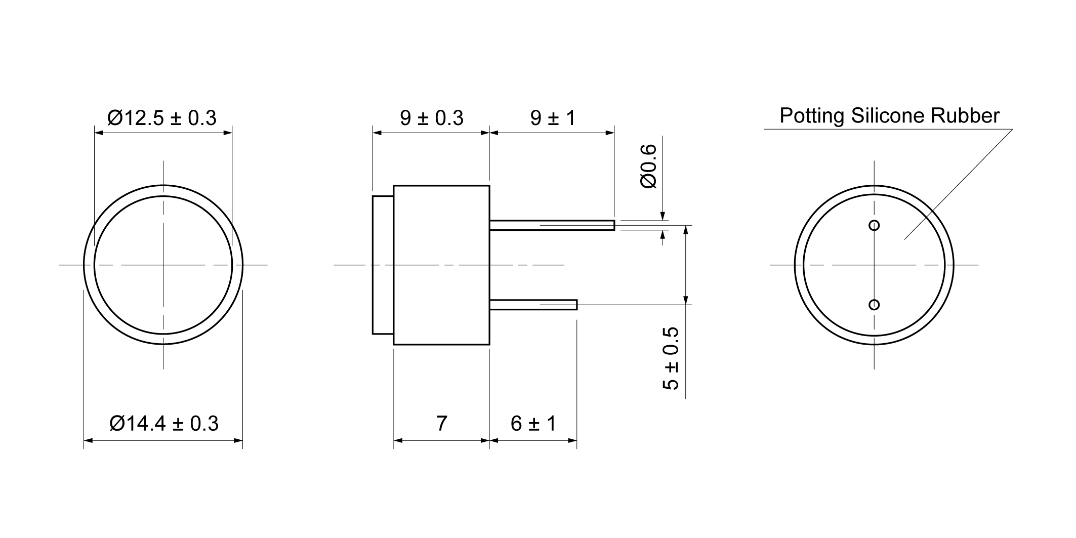 UC14L-TR40ABP Mechanical Drawing